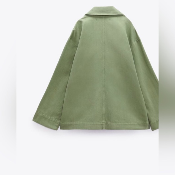 Zara open denim jacket - Picture 8 of 9